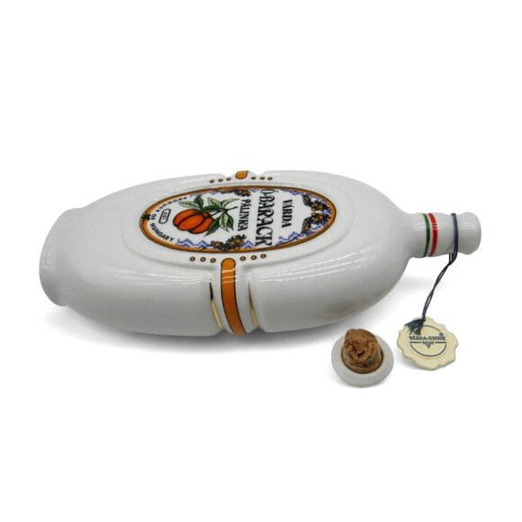 VÁRDA Ó-BARACK Palinka Porcelain Bottle 0.5L Hungary 1922 Design Vintage 10" - Picture 5 of 11